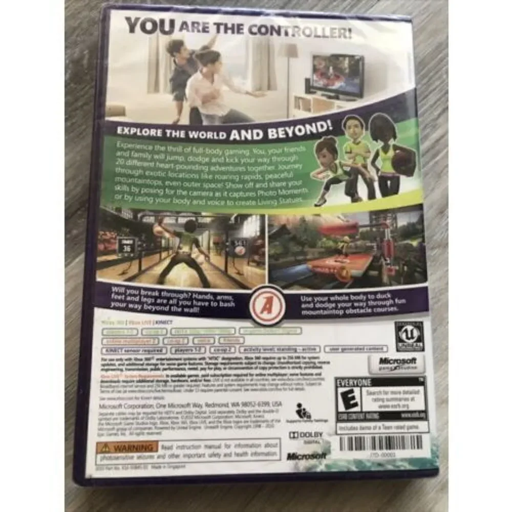 *Kinect Adventures Xbox 360 SEALED
